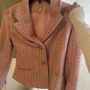 Pink Tweed Women's Jacket